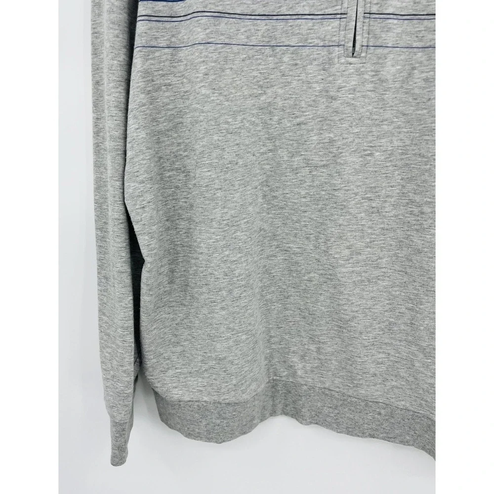 Travis Mathew 1/4 Zip Pullover Size Large Jersey Knit Zippered Side Pocket